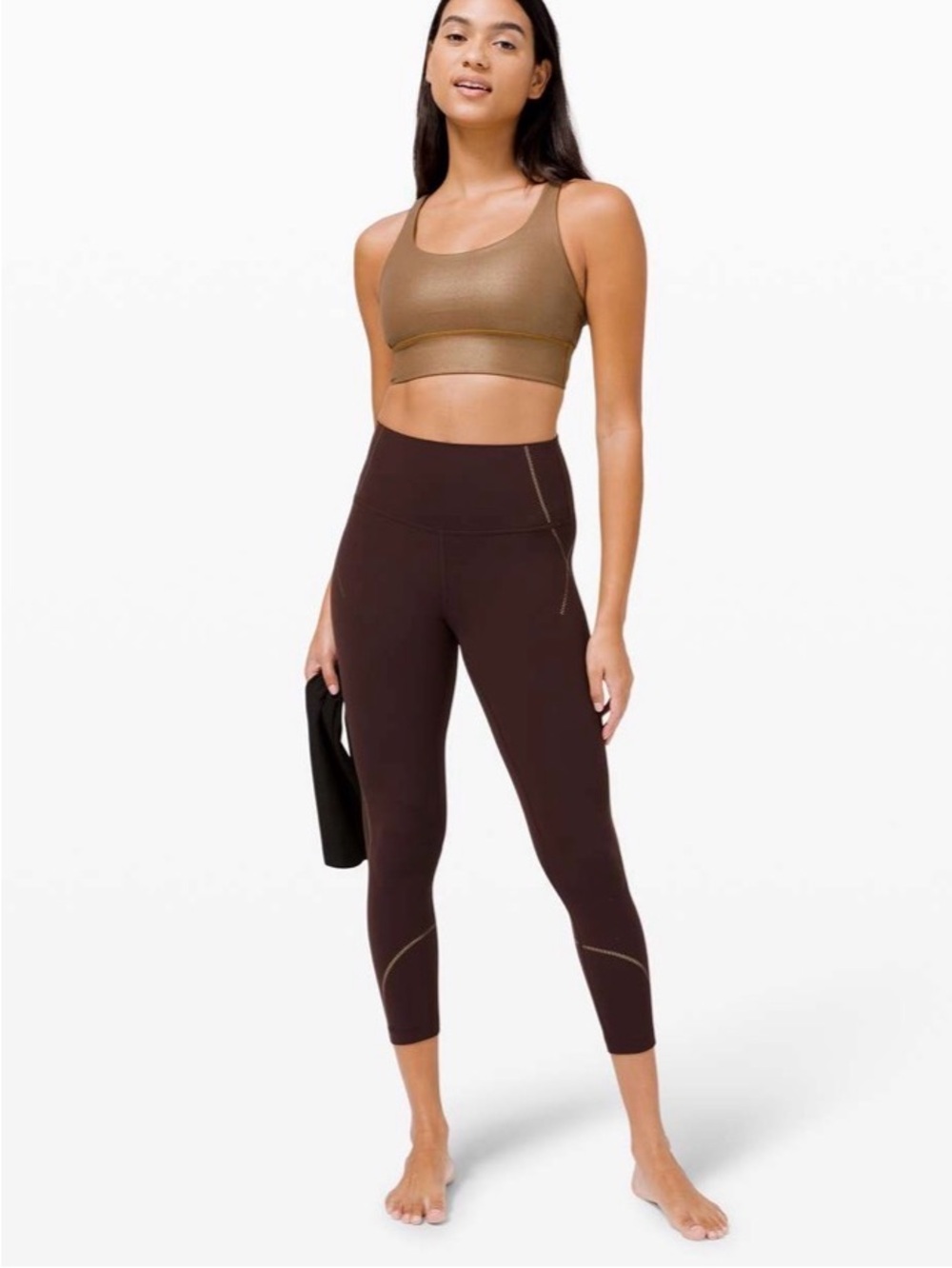 LULULEMON • Align High-Rise leggings Pant 25" Gold French Press - size 6